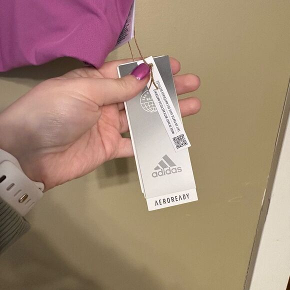 Adidas Women’s Powerimpact Training Medium Support Sports Bra Lilac XLDD - Picture 3 of 14